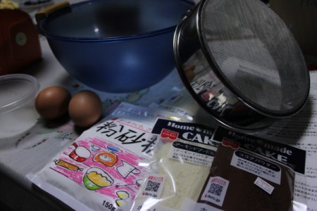 材料達 マカロン製作
